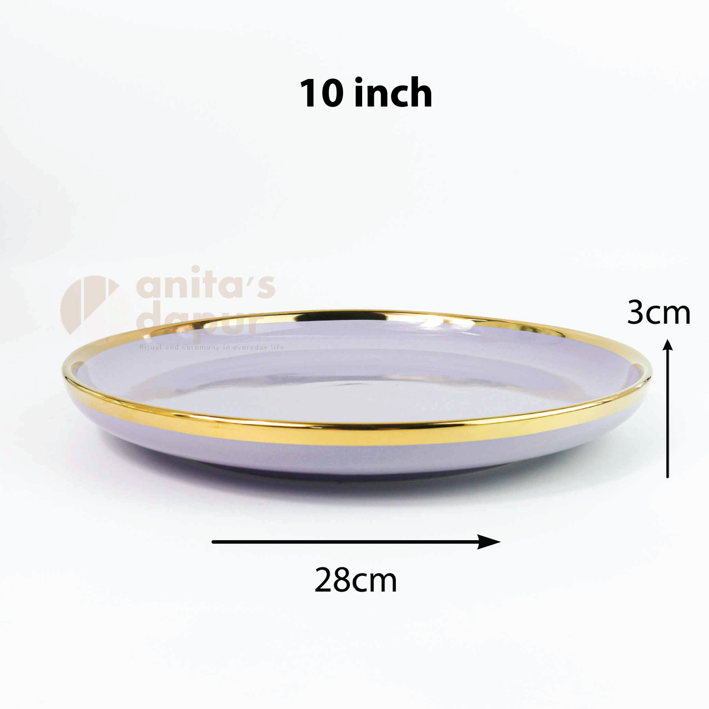 Premium Purple Plate (saucer , 8inch , 10inch , 11.5inch)