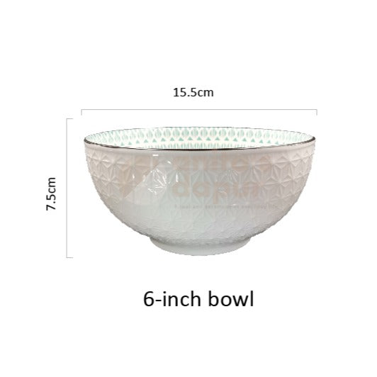 Blue Flower Bowls (6inch and 8inch)