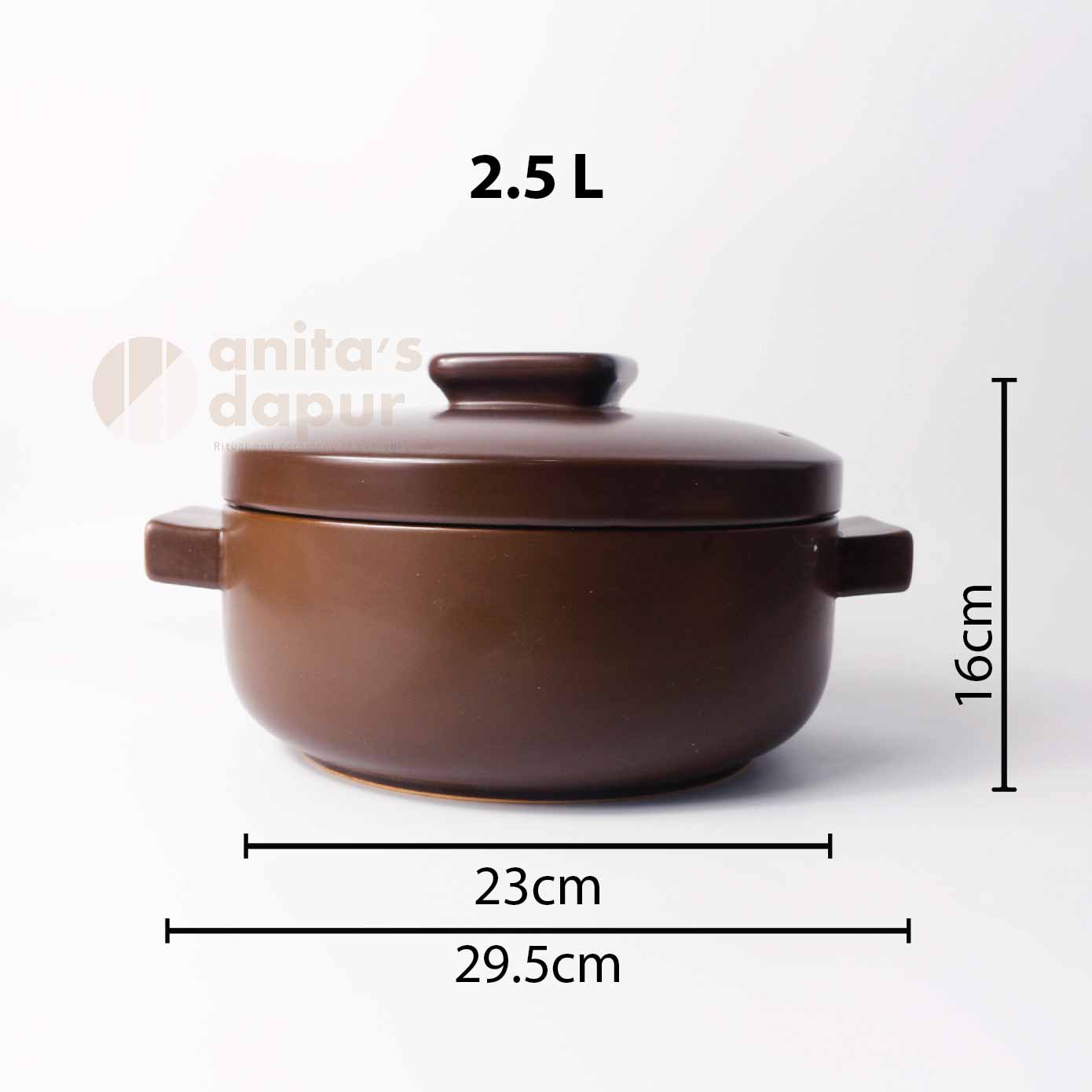 Square Handle Steamer Casserole (2.5L)