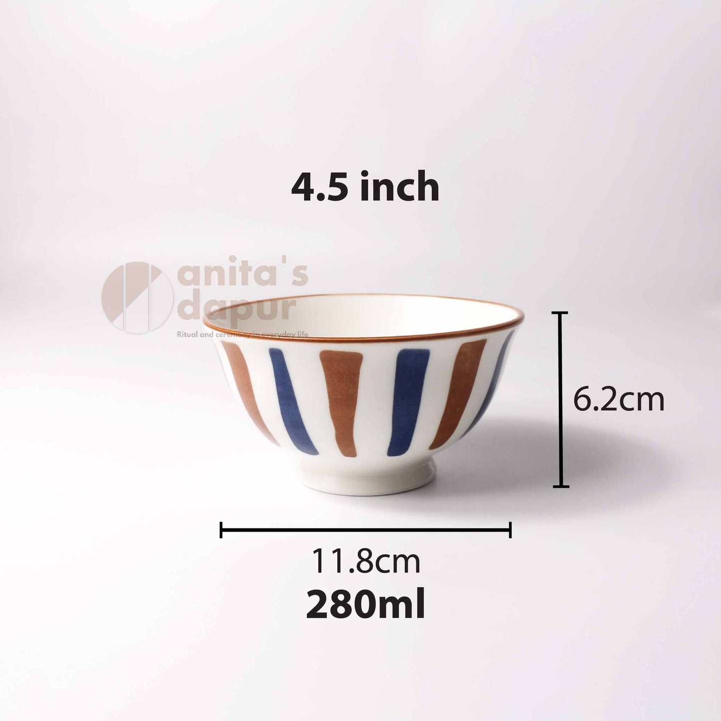 Mess Stripe Bowl (4.5 inch)
