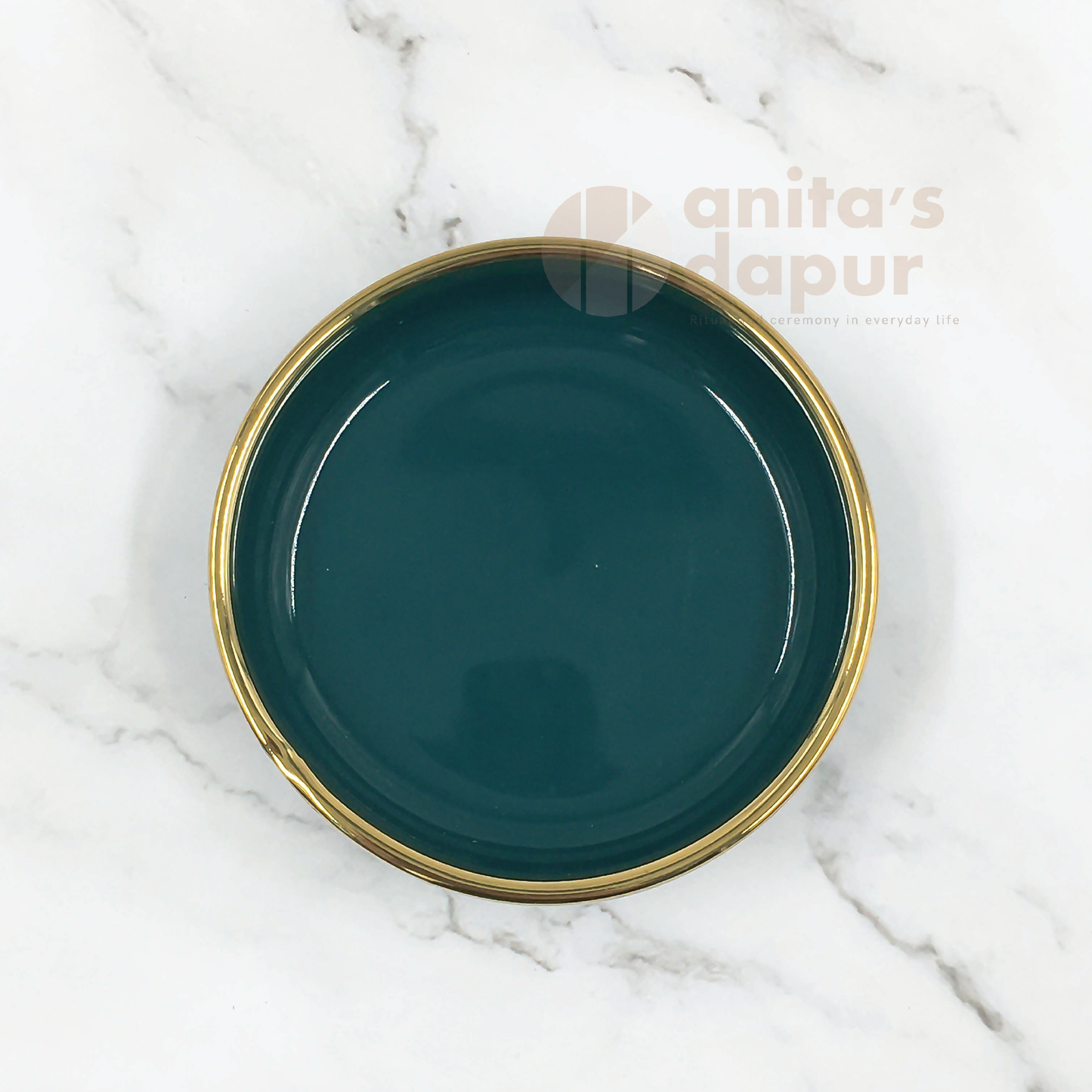 Premium Plate Dark Green (saucer , 8inch , 9inch , 10inch)