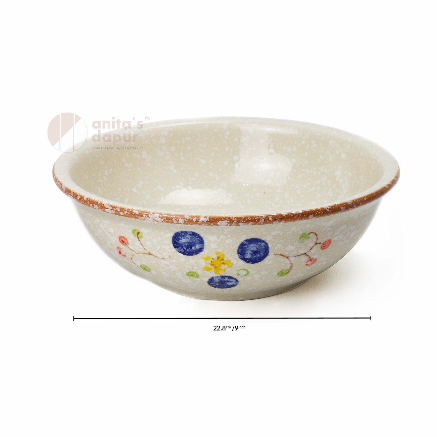 Blueberry Colourful Bowl (6inch , 9inch)