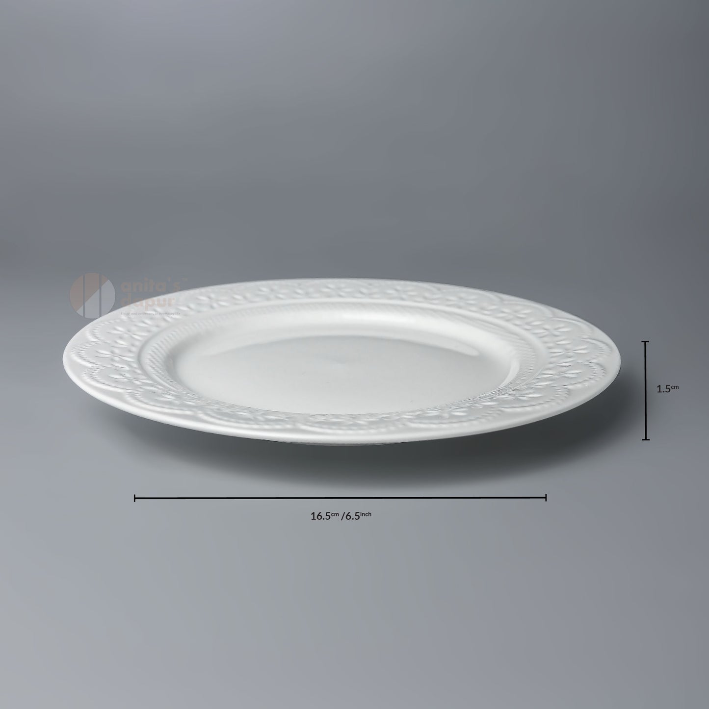 White Series Plate (6.5 inch , 7.5 inch , 8.5 inch)