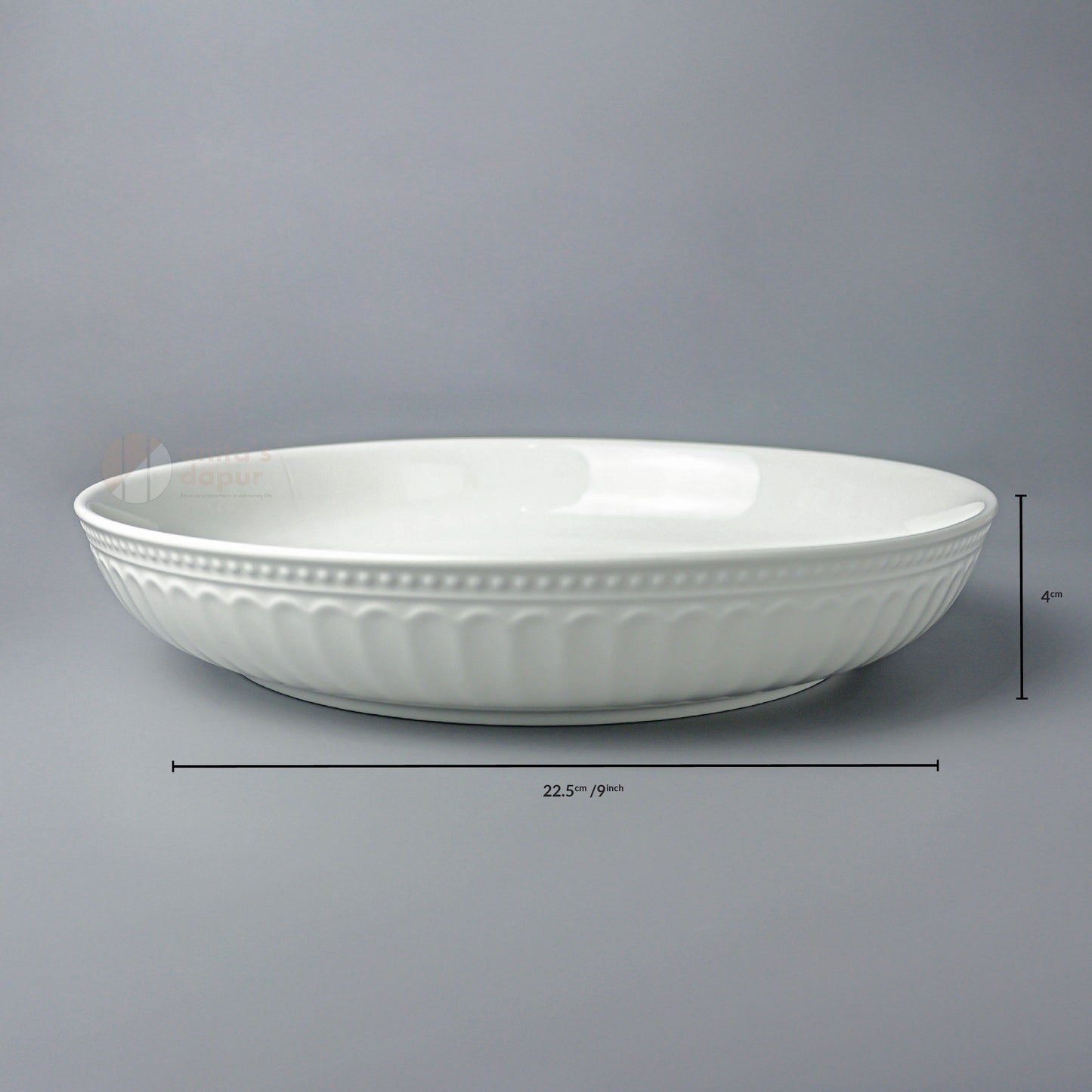 White Series Plate (9 inch)