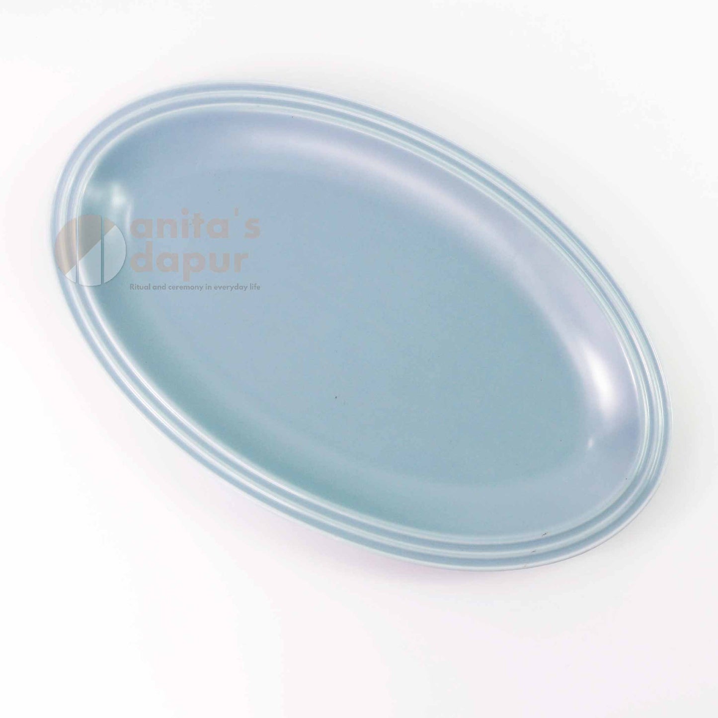 Matte Plate Blue (3.7inch , 8inch , 10inch , 12inch)