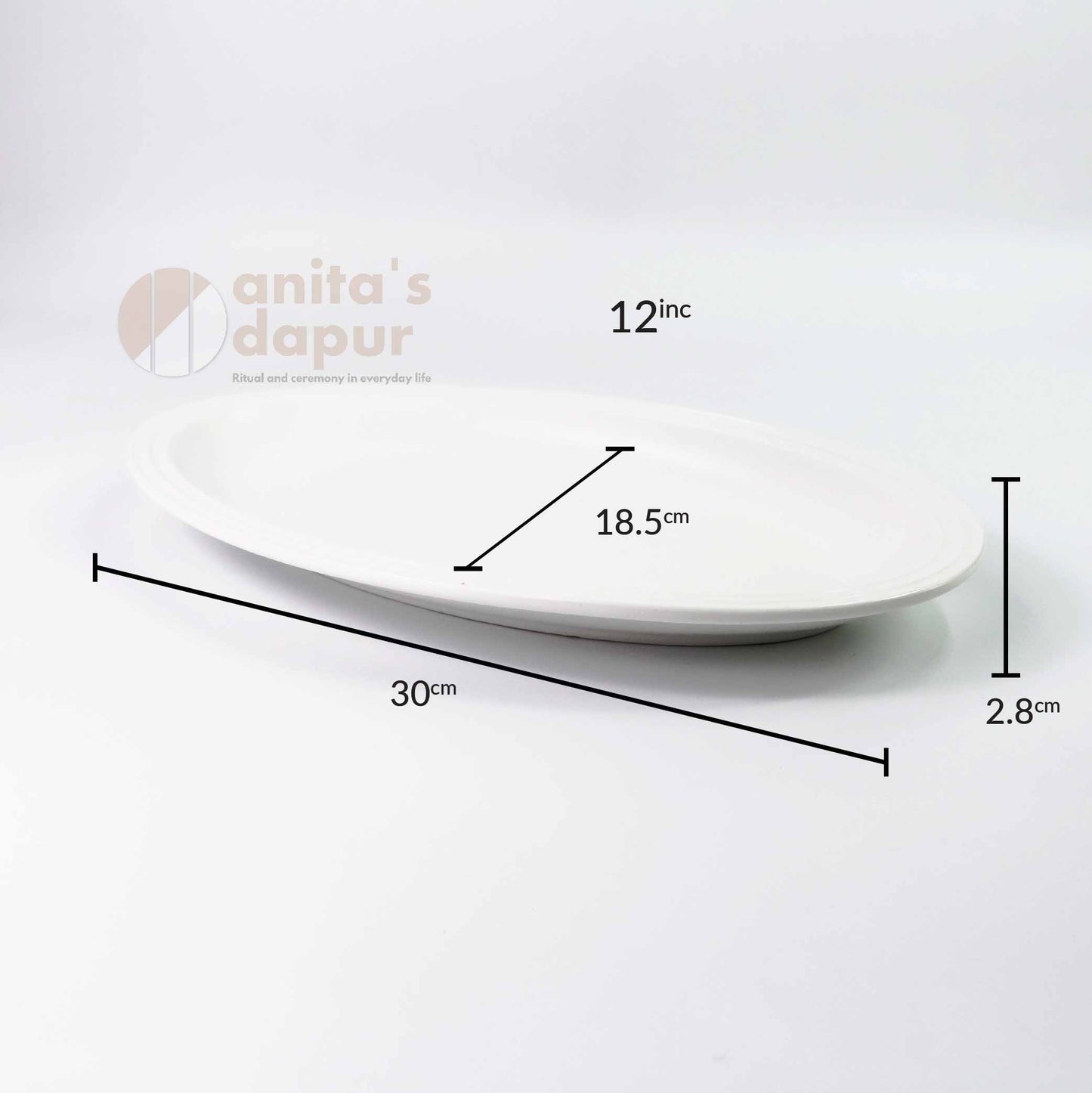 Matte Plate White (3.7inch , 8inch , 10inch , 12inch)