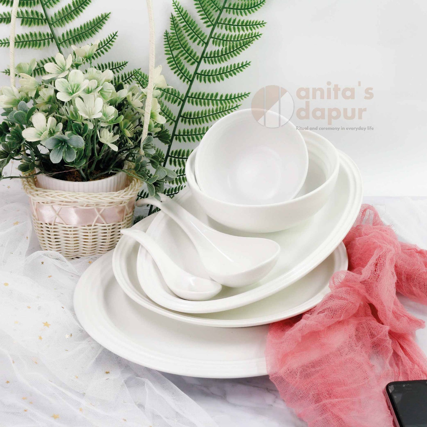 Matte Plate White (3.7inch , 8inch , 10inch , 12inch)