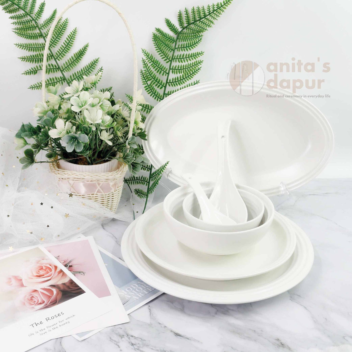 Matte Bowls White  (4.5inch , 6inch , 8inch)