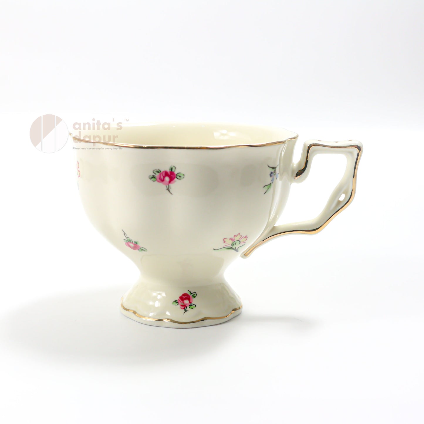 English Floral Cup & Saucer