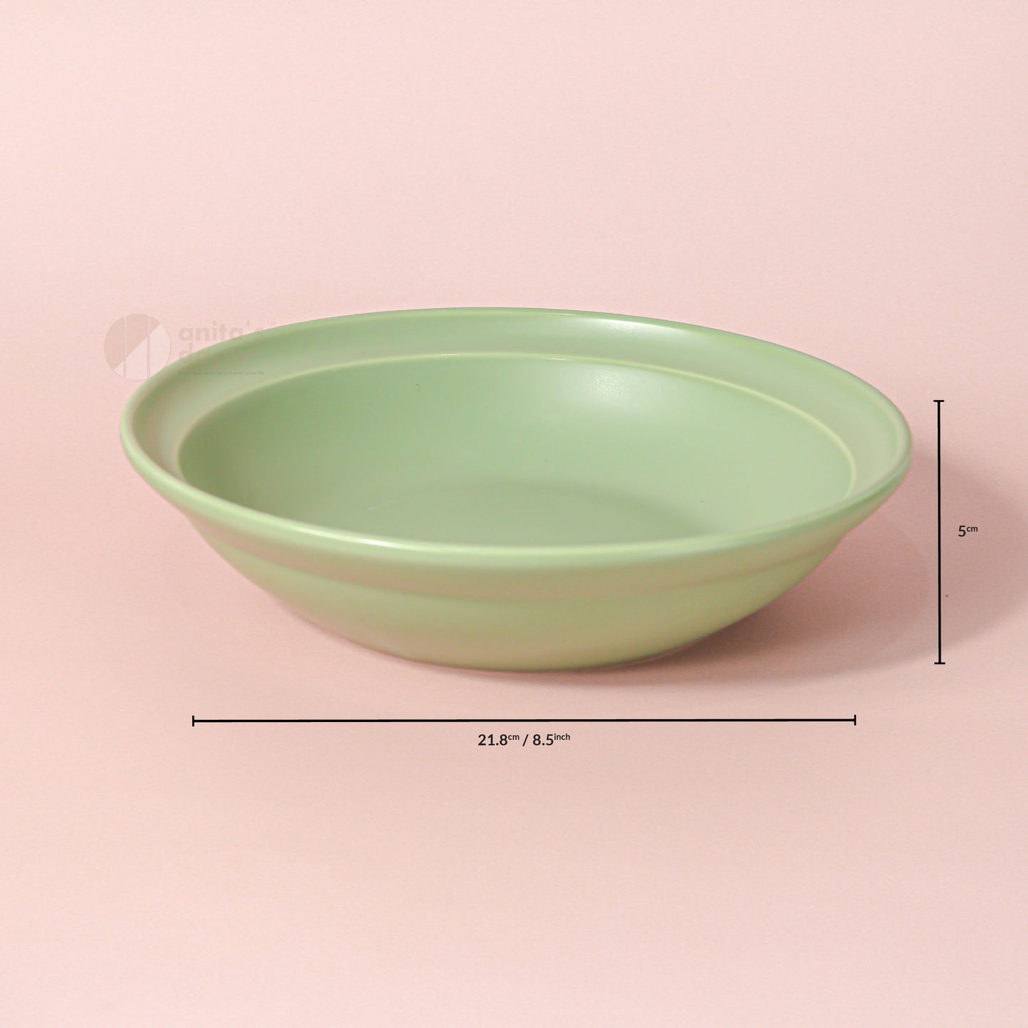 Matte Green Forest Bowl (6.5 inch , 8.5 inch , 9.5 inch)