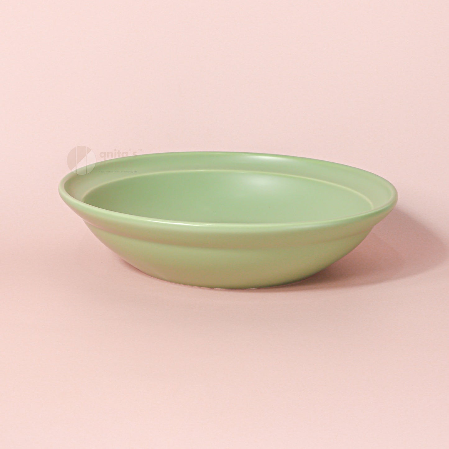 Matte Green Forest Bowl (6.5 inch , 8.5 inch , 9.5 inch)