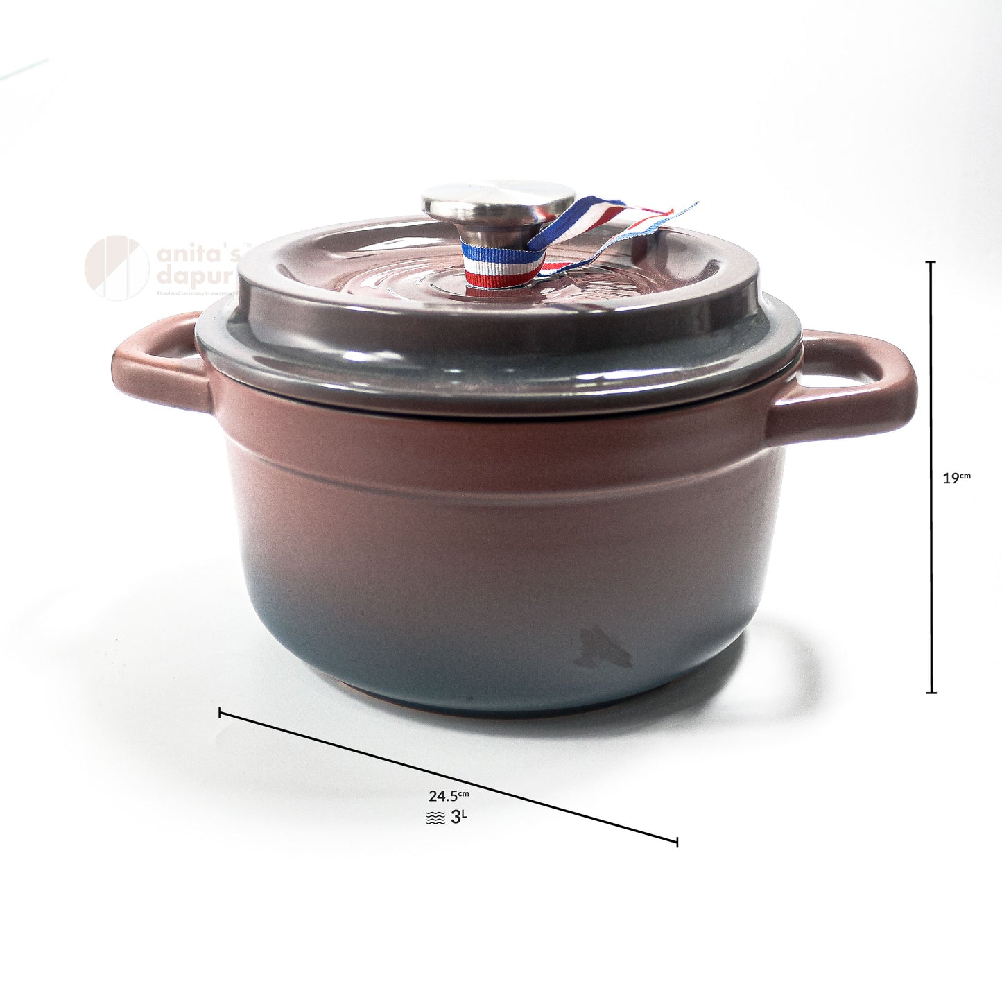 Gradient Enamel Pot ( 3L )