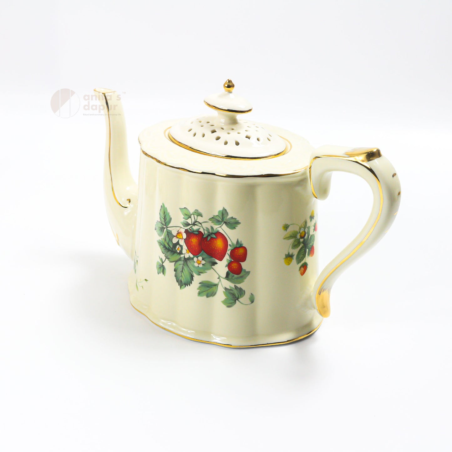 English Strawberry Tea Pot