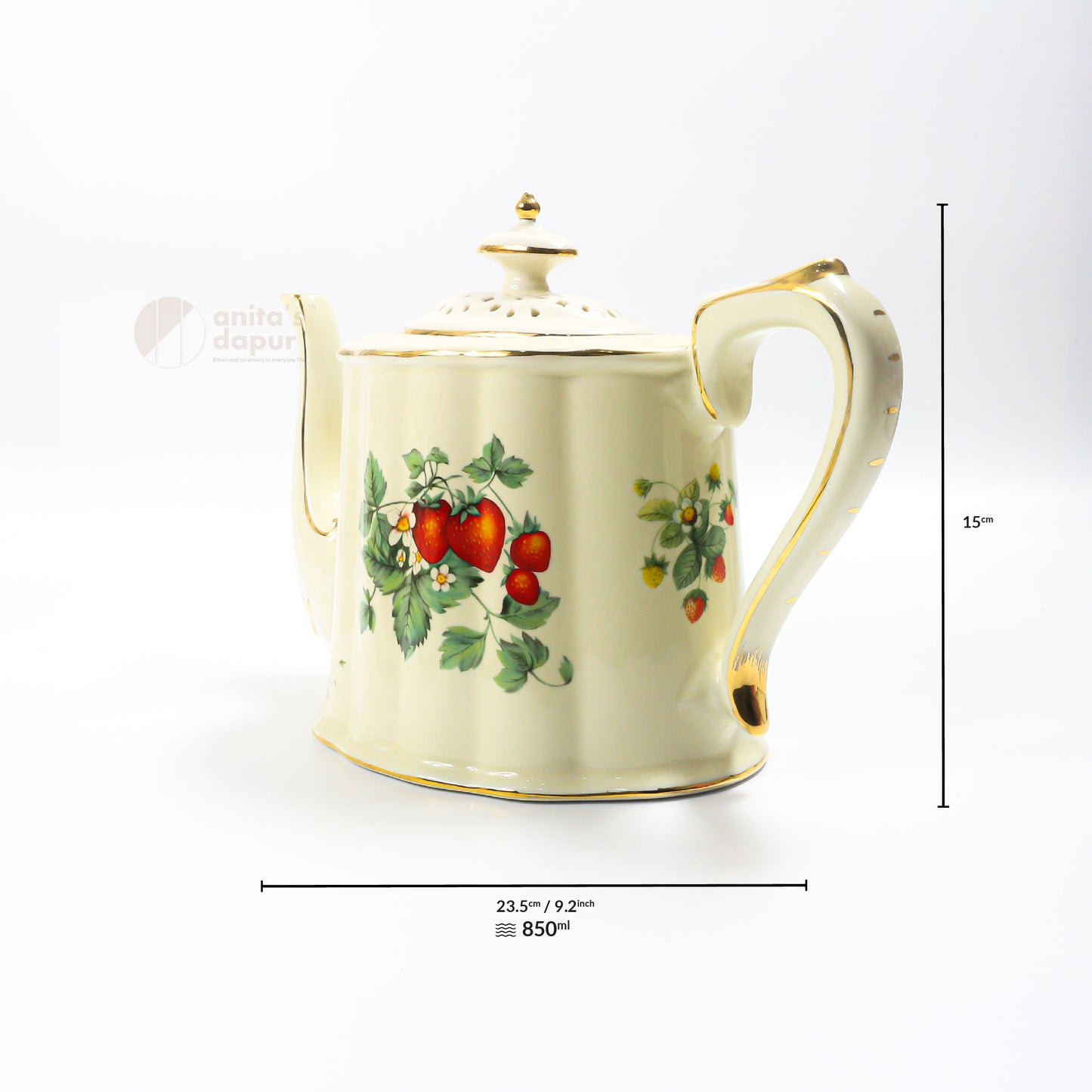English Strawberry Tea Pot