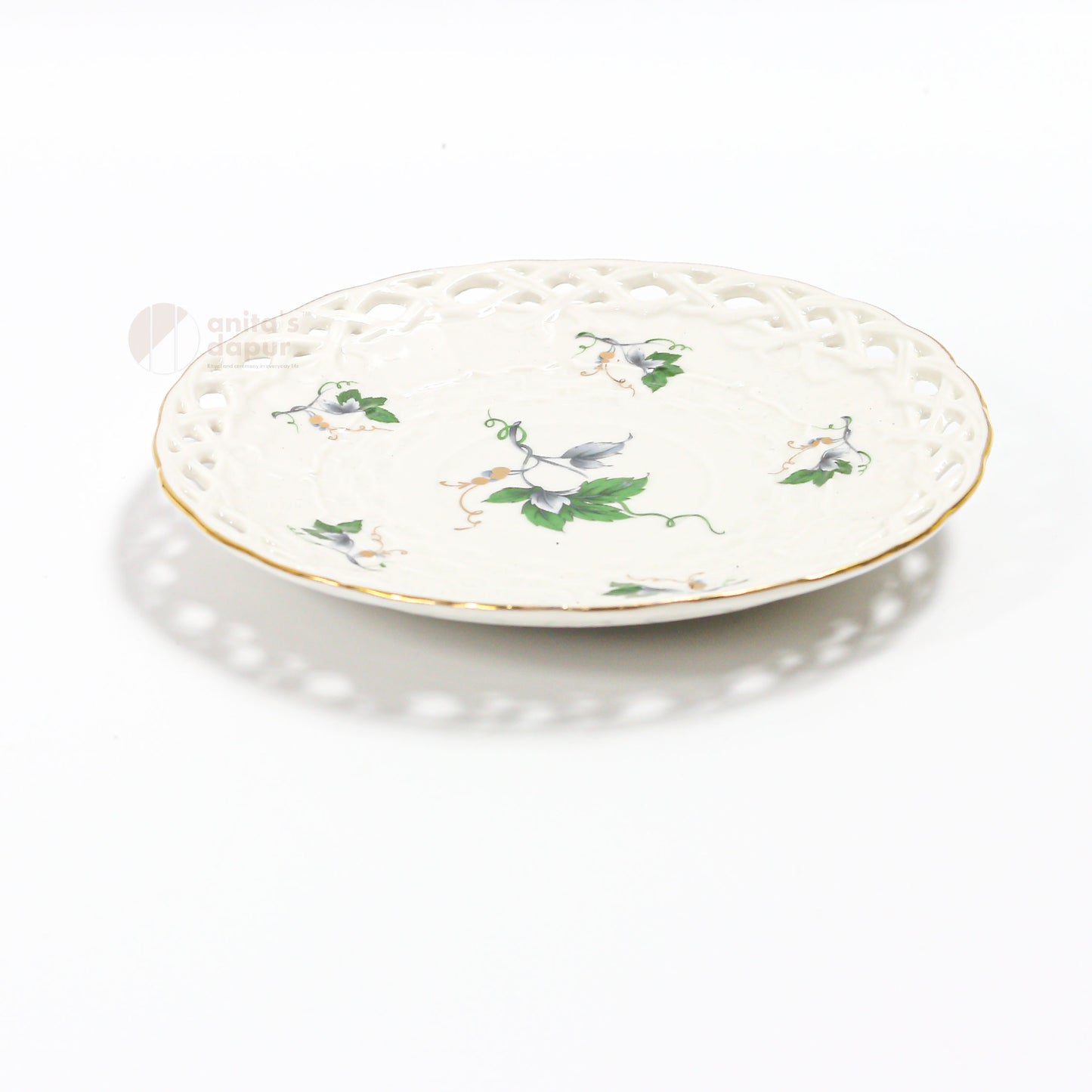English Green Leaf Cup & Saucer
