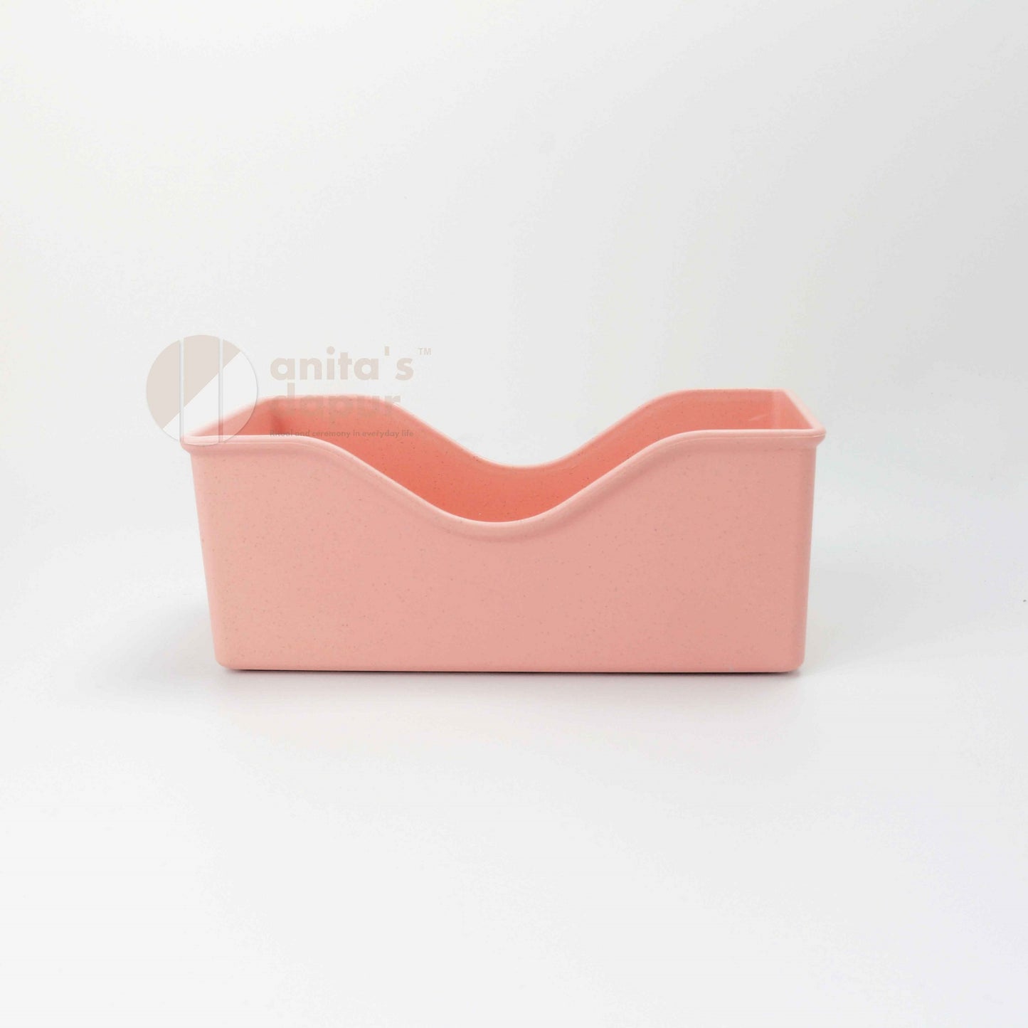 Wheat Straw Plate Base (Beige & Pink)