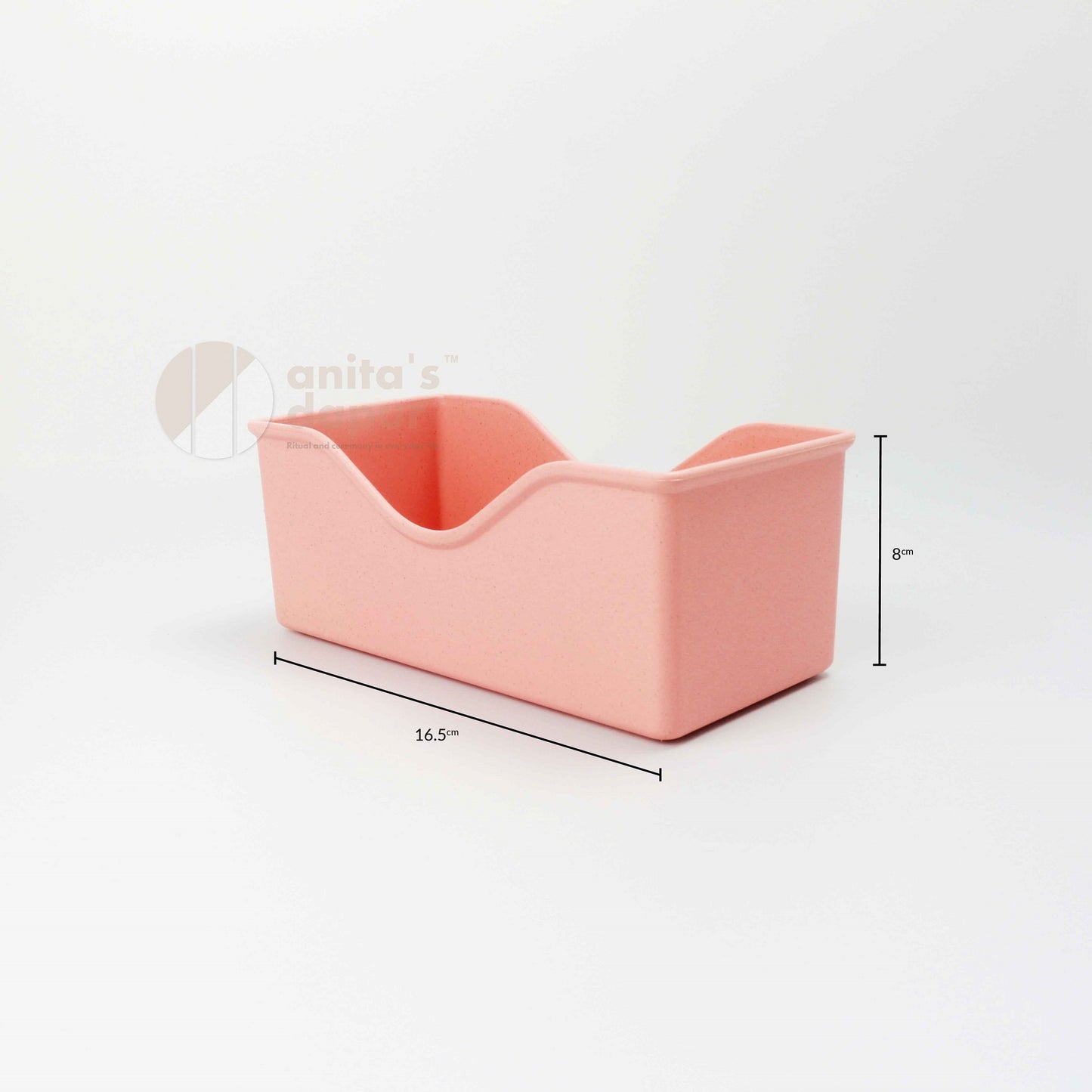 Wheat Straw Plate Base (Beige & Pink)